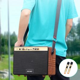 P.M.P.O 300W Bluetooth Speaker Flip Folding Screen Single Shoulder Square Dance Speaker Home Outdoor Karaoke Dance