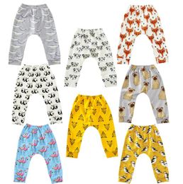 Children039s casual trousers leggings Pants children039s animals printed harem pants cartoon boys and girls baby clothing 144512350