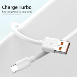 Original Xiaomi Usb Type C Cable 120w 6A Mi 14 13 12 Fast Charger Cable Redmi Note 13 12 Black Shark 4 5 Turbo Charge Usb Cable