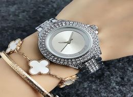 Fashion design Brand women039s Girl crystal style Metal steel band Quartz wrist Watch M501930308