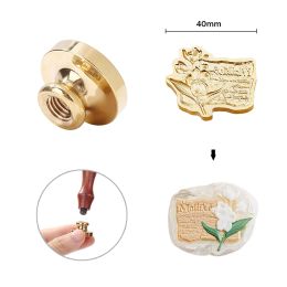 Animal Plant Series Stamp Head Copper for Wedding DIY Custom Invitations Card