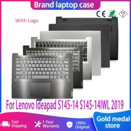 Cases New Original For Lenovo Ideapad S14514 S14514IWL 2019 Laptop LCD Back Cover Front Bezel Hinges Palmrest Bottom Case ABCD Shell