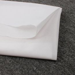 WHITE - POLYESTER - FLAG FABRIC MATERIAL CLOTH - 150cm wide