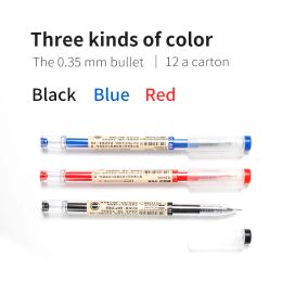 Haile Gel Ink Pen Japanese Style Liquid Ink Rollerball Pens Quick Drying 0.35mm Ultra Fine Point for Office School Stationery