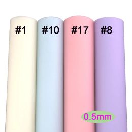 30x130cm Roll 0.5mm Jelly Solid Coloured Translucent PVC Soft Plastic Vinyl Film for Making Bag Shoe Garment DIY BH030