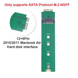OULLX M.2 NGFF Sata Protocol SSD Solid-State Drives Adapter is Applicable For Macbook Air 2010 2011 2012 Interface Card