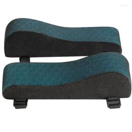 Chair Covers Arm Rest Pillow Office Cover 2Pcs Widen Thicken Ergonomic Pads With Memory Foam For