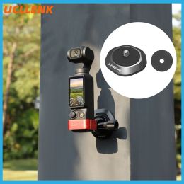 Accessories Universal Metal Magnetic Suction Base For DJI Osmo Pocket 3/2/Insta360 ONE X 3/2/1/Go 3/Action 4/3/2 Sports Camera Accessories