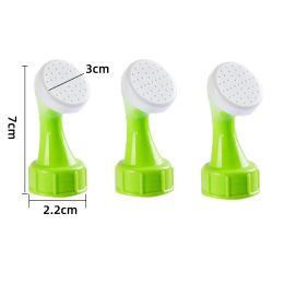 Garden Plant Sprinkler Bottle Cap Nozzle Green Plastic Watering Can Suitable for Indoor And Outdoor Nursery Potted Irrigation