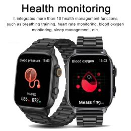 AMOLED Screen Ultra Smart Watch Always Show Time Bluetooth Call Series 8 High Refresh Rtae NFC Smartwatch Men Sport Watch Women