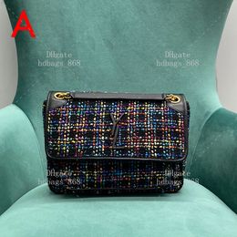 Flap bags Designer Crossbody bag Medium Knitting Commuter bag 10A Mirror 1:1 quality Luxury Handbag Fashion Chain bag Shoulder bag Messenger bag Woman With box WY029A