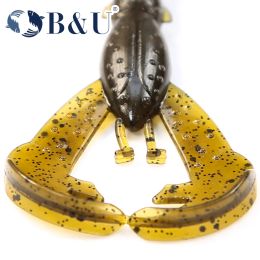 B&U 40mm/60mm Floating Fishing Lures Craws Shrimp Soft Lure Fishing Bait Wobblers Bass Lures Soft Silicone
