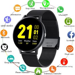 Wristbands New Color Screen Smart Watch Women Fitness Tracking Health Monitoring Full Touch Screen Sports Waterproof Ladies Smartwatch