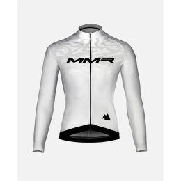 Autumn Black Cycling Jersey Set Long Sleeve 2024 New MMR Cycling Clothing Sports Breathable Men Road Bike Suit MTB Pants Wear