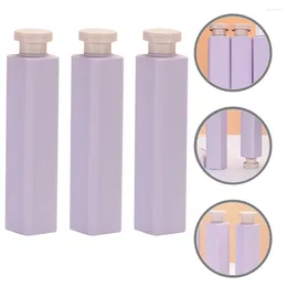 Storage Bottles 3 Pcs Hand Soap Dispenser Bathroom Squeeze Toiletries For Refillable Shampoo Conditioner Nylon Travel