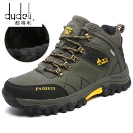 Boots Men Hiking Shoes Antiskidding Outdoor Zapatillas Deportivas Waterproof Sneakers Masculino Esportivo Athletic Large Size 47