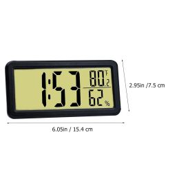 LED Digital Alarm Clock 2-in-1 Electronic Clocks Decorate Desktop Table Component Decorative Child Gifts