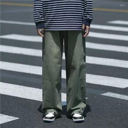 Men's Jeans Hong Kong Style Retro Loose Straight Leg Wide Spring Trend Fashion Pants