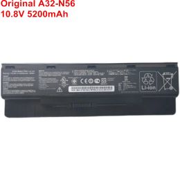 Batteries 10.8V 5200MAH Genuine A32N56 Laptop Battery For ASUS G56 G56J G56JR N46 N56 N46V N46VJ N46VM N46VZ N56V N56VJ N56VM N76 N76VZ
