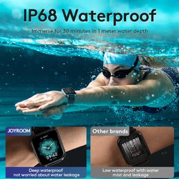 Joyroom Smart Watch 1.83'' Full Screen Bluetooth Calling Heart Rate Sleep Monitor 20 Sport Model Smartwatch For Men Women Heart