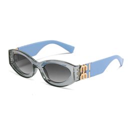 M Eyeglasses Women Frameless etter Mui Personality for Sunglasses Designer Fashion Half Frame Versatile Trendy Glasses Goggles with Box unisex goggle ui