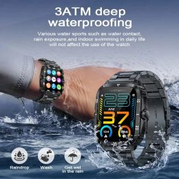 LIGE Sport Smart Watch For Men 1.96 Screen Blood Oxygen Bluetooth Call Watch 100+Sport Waterproof Smartwatch Man Reloj Hombre