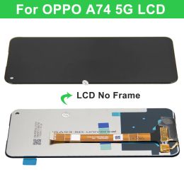 6.5" Original A74 5G LCD Replacement For OPPO A74 5G CPH2197, CPH2263 LCD Display Touch Screen with frame Digitizer Assembly