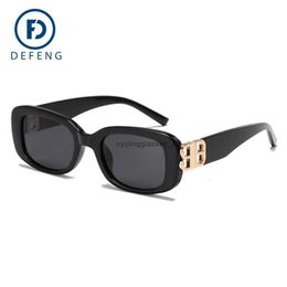 543BB Black Frame Sunglasses Personalised Big Label Polarised Family Sunshade and Sunscreen Paris 2024 Slimming Face