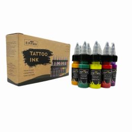 15ml 7/14colors Tattoo Ink Pigment with Box Body Art Tattoo Kits Beauty Paints Makeup Tattoo Supplies Semi-permanent