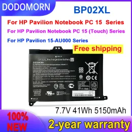Batteries DODOMORN New BP02XL Laptop Battery For HP Pavilion PC 15 15AU Series TPNQ172 TPNQ175 HSTNNUB7B HSTNNLB7H In Stock
