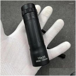 Telescope Binoculars 10 25 Zoomable Optic Lens Night Vision Monocar Scope Device Powerf Monocars Drop Delivery Sports Outdoors Camping Dhr4H