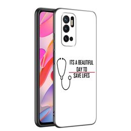 Greys Anatomy Nurse Doctor Phone Case For Xiaomi Mi A2 8 9 SE Note 10 10T 11 12 Lite 9T 11T 12S 12T Pro A3 6X 12X Black Cover