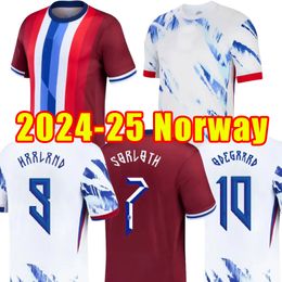 Haaland 24 25 Norwaies Soccer Jerseys 2024 2025 noruega ODEGAARD Berge King camisetas de futbol national team Football Uniforms thailand world cup FULL SET KIT SOCKS