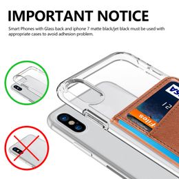 Universal Phone Holder Wallet Case Card Slot Holder For Cell Phone iPhone Samsung Huawei Xiaomi Oppo Vivo