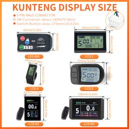 Ebike KT Controller and LCD LED Display 36V/48V 250W-1500W Hub Motor LCD3 LCD4 LCD5 LCD8 Electric Bicycle Bike Parts