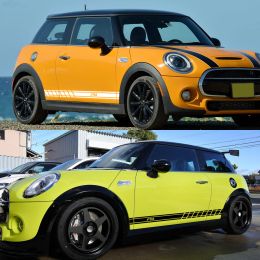 2PCS Car Door Side Skirt Stickers Decals For Mini Cooper F56 F54 F57 F55 F60 R50 R52 R53 R55 R56 R57 R58 R59 R60 R61 Accessories