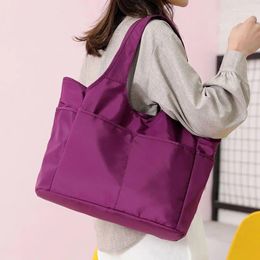Evening Bags 2024 Women Bag Nylon Fabric Lightweight One Shoulder Mom Pocket Handheld Dance Travel Cloth