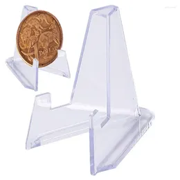 Decorative Plates Mini Coin Display Easel Holder Acrylic For Weddings Trade