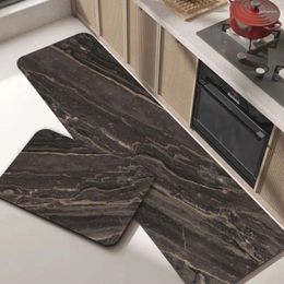 Carpets Black Marble Rug Kitchen Absorbent Mat Doormat Personalized Bathroom Runner Doormats For Entrance Door