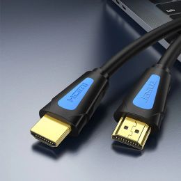 Jasoz HDMI Cable 4K/60Hz HDMI Splitter Cable for Xiaomi Mi Box HDMI 2.0 Audio Cable Switch Splitter for Tv Box PS4 HDMI Cable 5m