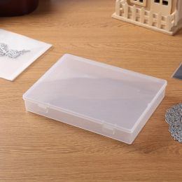 Clear Craft and Photo Storage Case Folder Bag Set Magnetic Sheets Plastic Box For Stamps Papers Stickers Embellishments