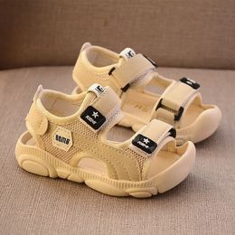 Summer Children Shoes Boys Soft Soles Beach Shoes Male Baby Baotou Antikick Childrens Sandals Princepard Summer Sandals 240409