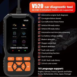 New OBD2 Scanner Professional Auto Engine System Diagnostic Tool Lifetime Free Automotive Code Reader with Cloud Printing