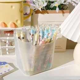 Large Capacity Desktop Storage Pen Holder Desk Organizer Simple Office School Supplies Stationery Box