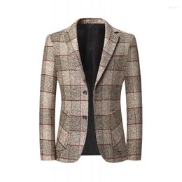 Men's Suits High Quality Suit Jacket Men Spring Summer Trend Loose Small Single West Casual Business