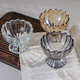 Candle Holders Transparent Simple Glass Cup DIY Handmade Holder Windproof Homemade