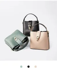 Shoulder Bags Ladies Handbags Designer Luxury Large-capacity Bucket Fashion Leather Messenger