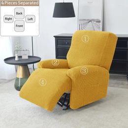 Chair Covers Polar Fleece Recliner Sofa Cover For Living Room Elastic Reclining Lounger Protection Lazyboy Relax Armchair