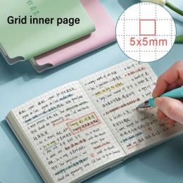 Grid Page Notebook High Quality Mini To Do List Pocket Notepad PU Leather Portable Diary Weekly Planner Students