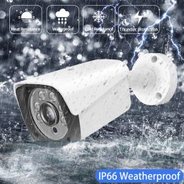 4k Poe Camera with Sound 8Mp Cctv Security Cameras H.265 Outdoor Indoor Waterproof Audio Video Surveillance For POE Nvr System